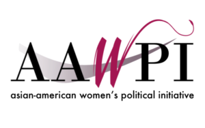 Multi-colored graphic logo of the Asian-American Women's Political Initiative